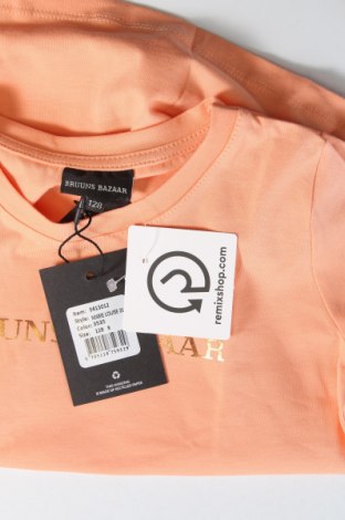 Детска тениска Bruuns Bazaar, Размер 7-8y/ 128-134 см, Цвят Оранжев, Цена 47,00 лв.