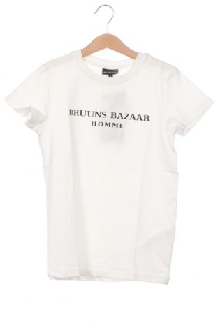 Детска тениска Bruuns Bazaar, Размер 7-8y/ 128-134 см, Цвят Бял, Цена 25,38 лв.
