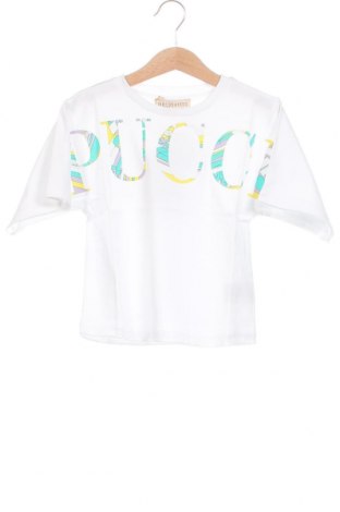 Dziecięcy T-shirt Emilio Pucci, Rozmiar 3-4y/ 104-110 cm, Kolor Biały, Cena 360,37 zł