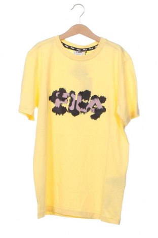 Детска тениска FILA, Размер 12-13y/ 158-164 см, Цвят Жълт, Цена 41,65 лв.