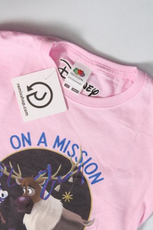 Παιδικό μπλουζάκι Fruit Of The Loom, Μέγεθος 3-4y/ 104-110 εκ., Χρώμα Ρόζ , Τιμή 8,25 €