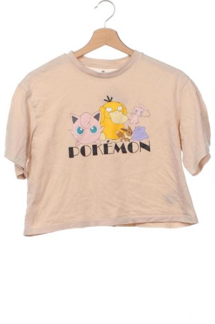 Dětské tričko  H&M, Velikost 14-15y/ 168-170 cm, Barva Béžová, Cena  86,00 Kč