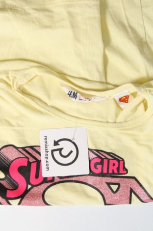 Kinder T-Shirt H&M, Größe 6-7y/ 122-128 cm, Farbe Gelb, Preis € 6,14