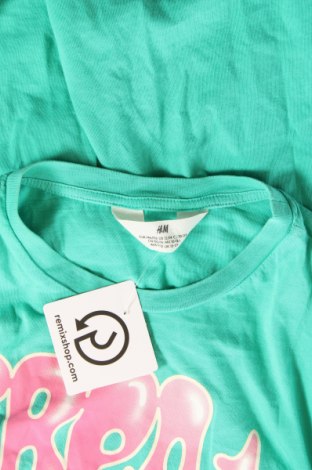 Dětské tričko  H&M, Velikost 10-11y/ 146-152 cm, Barva Zelená, Cena  152,00 Kč