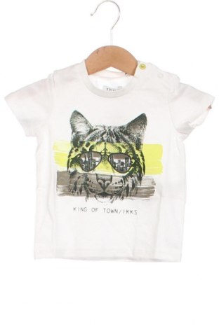 Детска тениска IKKS, Размер 3-6m/ 62-68 см, Цвят Бял, Цена 17,70 лв.