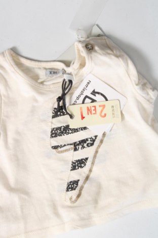 Tricou pentru copii IKKS, Mărime 3-6m/ 62-68 cm, Culoare Ecru, Preț 54,34 Lei