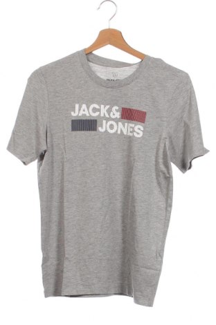 Детска тениска Jack & Jones, Размер 13-14y/ 164-168 см, Цвят Сив, Цена 29,00 лв.