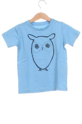 Παιδικό μπλουζάκι Knowledge Cotton Apparel, Μέγεθος 18-24m/ 86-98 εκ., Χρώμα Μπλέ, Τιμή 10,90 €