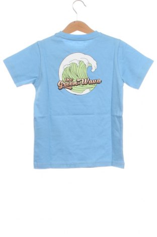 Παιδικό μπλουζάκι Knowledge Cotton Apparel, Μέγεθος 4-5y/ 110-116 εκ., Χρώμα Μπλέ, Τιμή 13,81 €