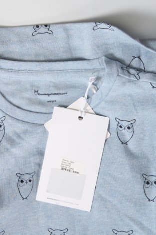 Παιδικό μπλουζάκι Knowledge Cotton Apparel, Μέγεθος 10-11y/ 146-152 εκ., Χρώμα Μπλέ, Τιμή 13,81 €
