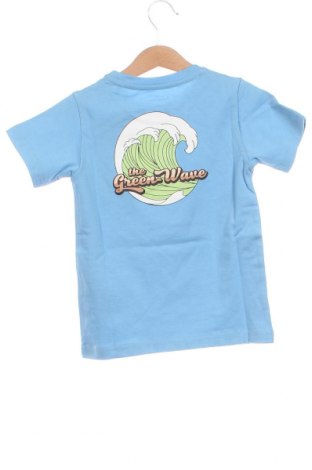 Παιδικό μπλουζάκι Knowledge Cotton Apparel, Μέγεθος 2-3y/ 98-104 εκ., Χρώμα Μπλέ, Τιμή 13,81 €
