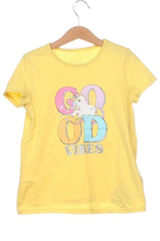 Детска тениска LC Waikiki, Размер 6-7y/ 122-128 см, Цвят Жълт, Цена 12,00 лв.