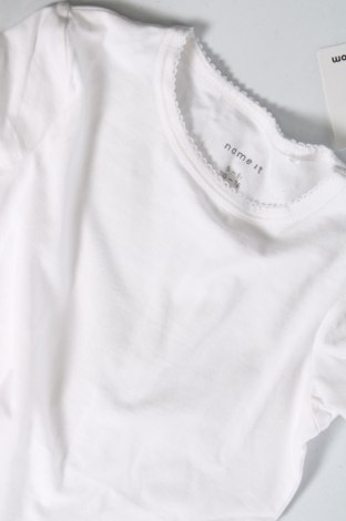 Kinder T-Shirt Name It, Größe 5-6y/ 116-122 cm, Farbe Weiß, Preis 5,11 €