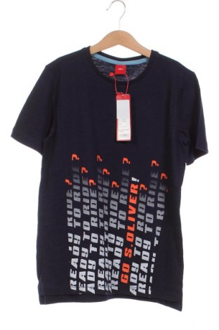 Παιδικό μπλουζάκι S.Oliver, Μέγεθος 9-10y/ 140-146 εκ., Χρώμα Μπλέ, Τιμή 6,39 €