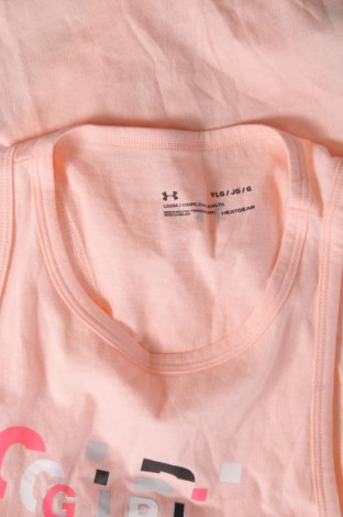 Kinder T-Shirt Under Armour, Größe 11-12y/ 152-158 cm, Farbe Rosa, Preis 13,08 €