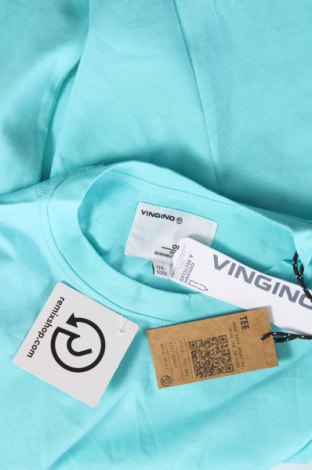 Dziecięcy T-shirt Vingino, Rozmiar 11-12y/ 152-158 cm, Kolor Niebieski, Cena 82,63 zł