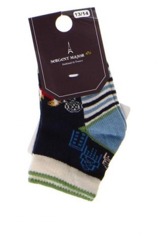 Παιδικές κάλτσες Sergent Major, Μέγεθος 6-9m/ 68-74 εκ., Χρώμα Μπλέ, Τιμή 3,33 €