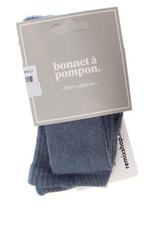 Kinderstrumpfhose Bonnet A Pompon, Größe 18-24m/ 86-98 cm, Farbe Blau, Preis 19,21 €
