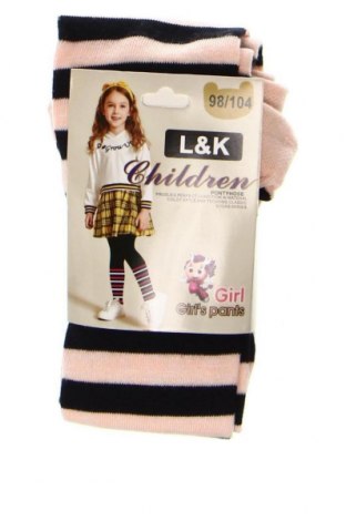 Детски чорапогащник L&k, Размер 2-3y/ 98-104 см, Цвят Многоцветен, Цена 21,25 лв.