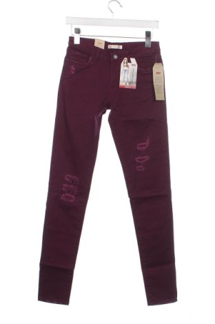 Dziecięce jeansy Levi's, Rozmiar 15-18y/ 170-176 cm, Kolor Fioletowy, Cena 153,53 zł