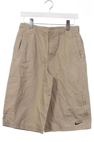 Детски къс панталон Nike, Размер 12-13y/ 158-164 см, Цвят Бежов, Цена 12,60 лв.