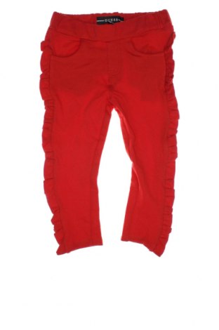 Детски панталон Guess, Размер 18-24m/ 86-98 см, Цвят Червен, Цена 43,74 лв.