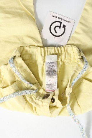 Pantaloni pentru copii Next, Mărime 18-24m/ 86-98 cm, Culoare Galben, Preț 27,74 Lei
