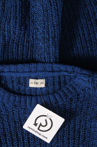 Παιδικό πουλόβερ F&F, Μέγεθος 12-13y/ 158-164 εκ., Χρώμα Μπλέ, Τιμή 4,84 €
