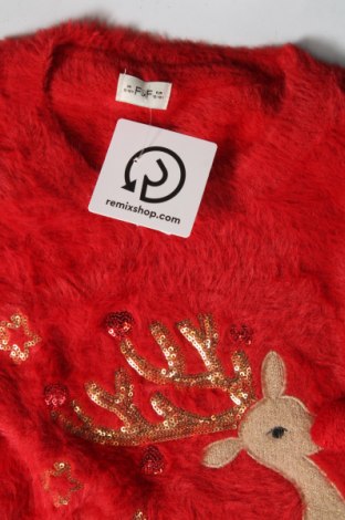 Dziecięcy sweter F&F, Rozmiar 12-13y/ 158-164 cm, Kolor Czerwony, Cena 15,77 zł