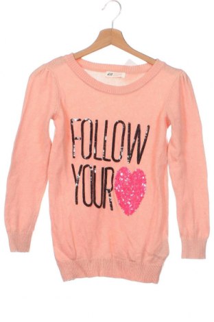 Детски пуловер H&M, Размер 12-13y/ 158-164 см, Цвят Розов, Цена 12,41 лв.
