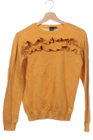 Детски пуловер LMTD, Размер 12-13y/ 158-164 см, Цвят Жълт, Цена 9,69 лв.