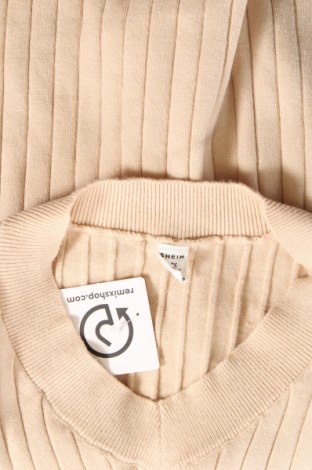 Детски пуловер SHEIN, Размер 13-14y/ 164-168 см, Цвят Бежов, Цена 4,25 лв.