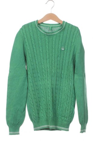 Παιδικό πουλόβερ United Colors Of Benetton, Μέγεθος 12-13y/ 158-164 εκ., Χρώμα Πράσινο, Τιμή 11,00 €