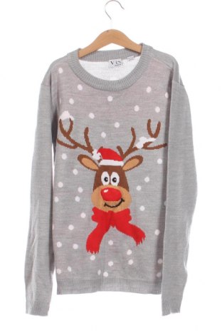 Детски пуловер VRS, Размер 10-11y/ 146-152 см, Цвят Сив, Цена 11,56 лв.