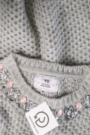 Детски пуловер Yd, Размер 12-13y/ 158-164 см, Цвят Сив, Цена 11,90 лв.