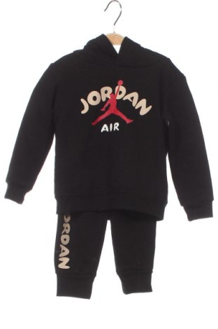 Детски спортен екип Air Jordan Nike, Размер 18-24m/ 86-98 см, Цвят Черен, Цена 134,83 лв.