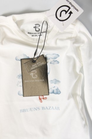 Dziecięce body Bruuns Bazaar, Rozmiar 3-6m/ 62-68 cm, Kolor Biały, Cena 92,12 zł