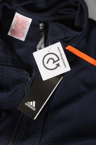 Детско спортно горнище Adidas, Размер 11-12y/ 152-158 см, Цвят Син, Цена 63,99 лв.