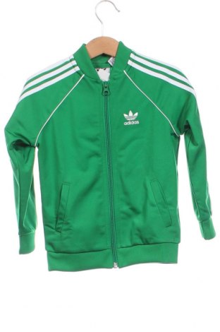 Детско спортно горнище Adidas Originals, Размер 2-3y/ 98-104 см, Цвят Зелен, Цена 71,78 лв.