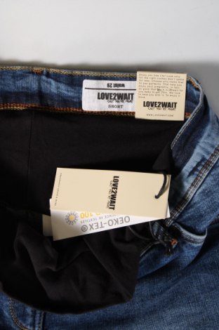 Γυναικείο κοντό παντελόνι εγκυμοσύνης LOVE2WAIT, Μέγεθος L, Χρώμα Μπλέ, Τιμή 9,28 €