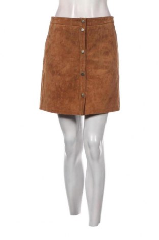 Δερμάτινη φούστα Orsay, Μέγεθος XS, Χρώμα Καφέ, Τιμή 25,83 €