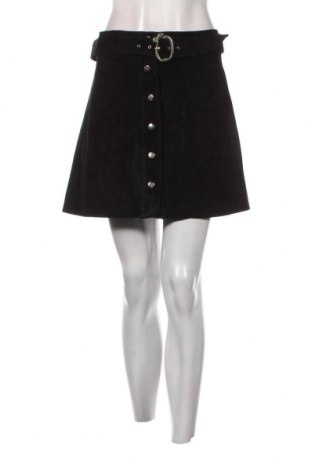 Δερμάτινη φούστα Zara, Μέγεθος L, Χρώμα Μαύρο, Τιμή 13,14 €