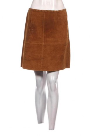 Δερμάτινη φούστα Zara, Μέγεθος M, Χρώμα Καφέ, Τιμή 10,43 €