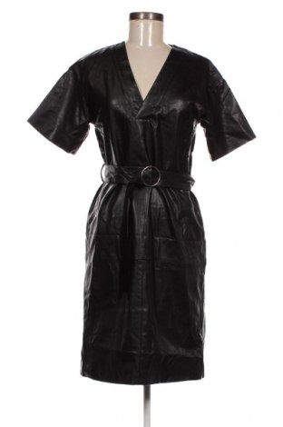 Kožené šaty  NA-KD, Veľkosť XS, Farba Čierna, Cena  4,65 €