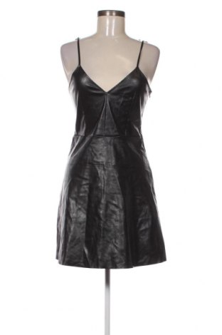 Lederkleid Zara, Größe M, Farbe Schwarz, Preis 9,19 €