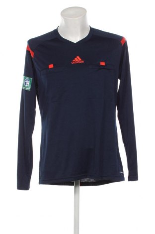 Herren Shirt Adidas, Größe L, Farbe Blau, Preis 12,11 €