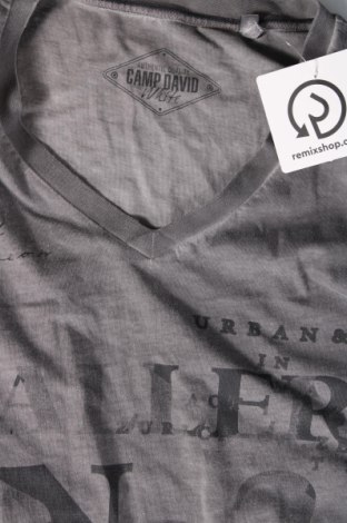 Herren Shirt Camp David, Größe M, Farbe Grau, Preis 22,25 €