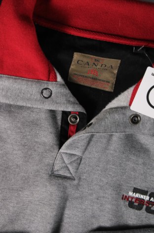 Ανδρική μπλούζα Canda, Μέγεθος 3XL, Χρώμα Γκρί, Τιμή 11,40 €