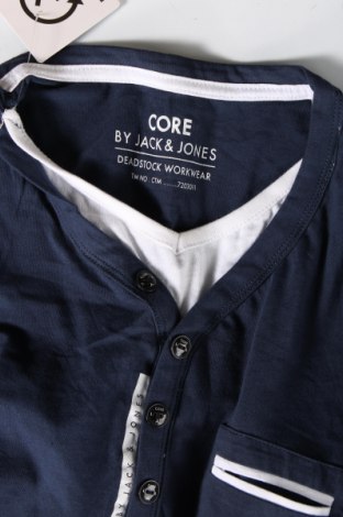 Męska bluzka Core By Jack & Jones, Rozmiar L, Kolor Niebieski, Cena 31,09 zł