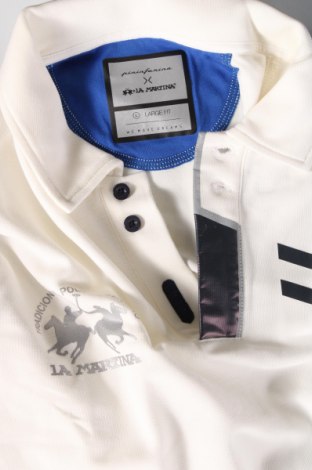 Herren Shirt La Martina, Größe L, Farbe Weiß, Preis 70,10 €